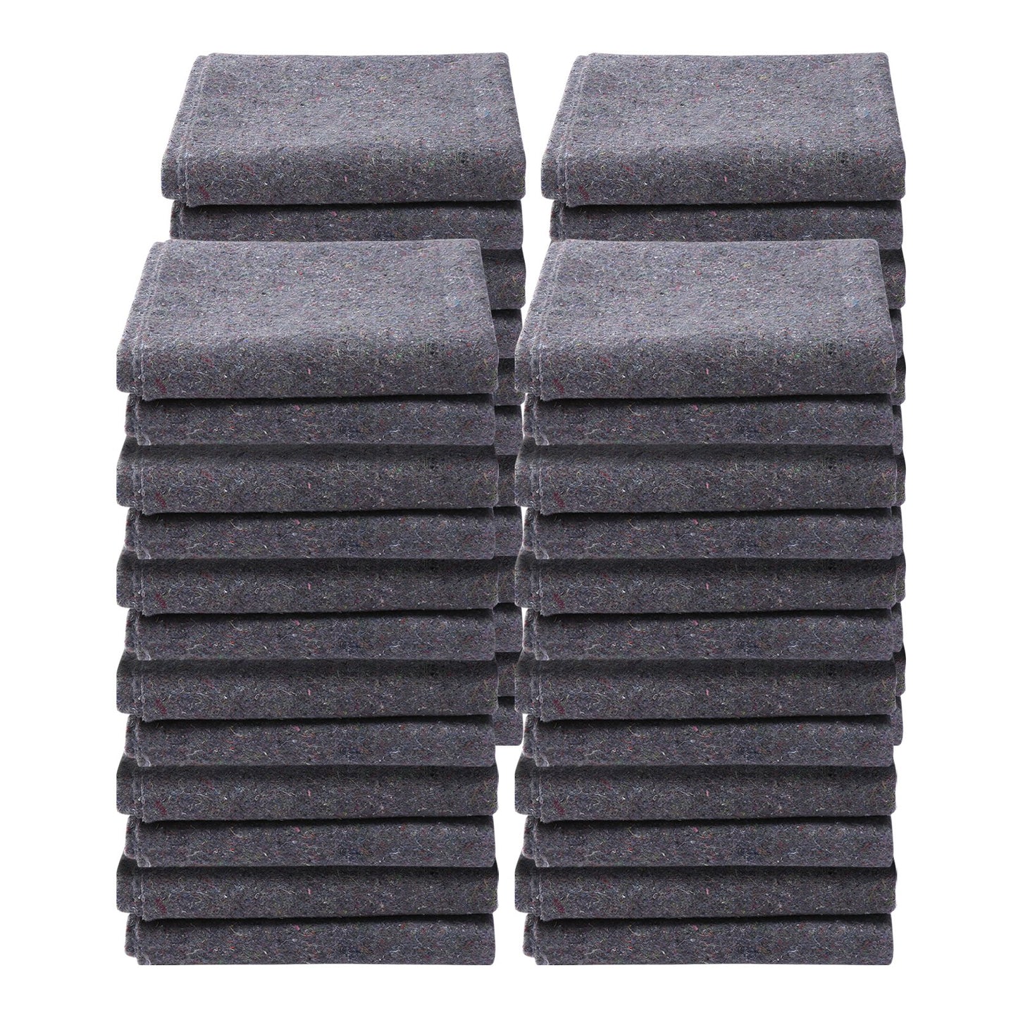 Moving Blankets, 72" x 54", 21 lbs/dz Weight, 24 Packs, Professional Recycled Cotton Packing Blanket, Large V952-DCBYT72X54INIXGUYV0