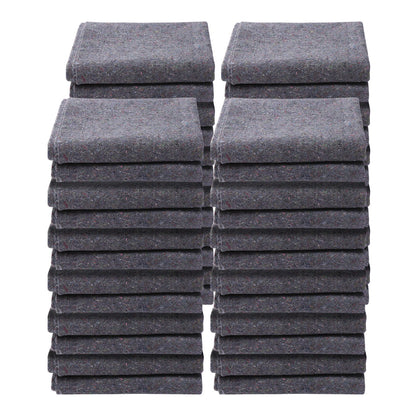 Moving Blankets, 72" x 54", 21 lbs/dz Weight, 24 Packs, Professional Recycled Cotton Packing Blanket, Large V952-DCBYT72X54INIXGUYV0