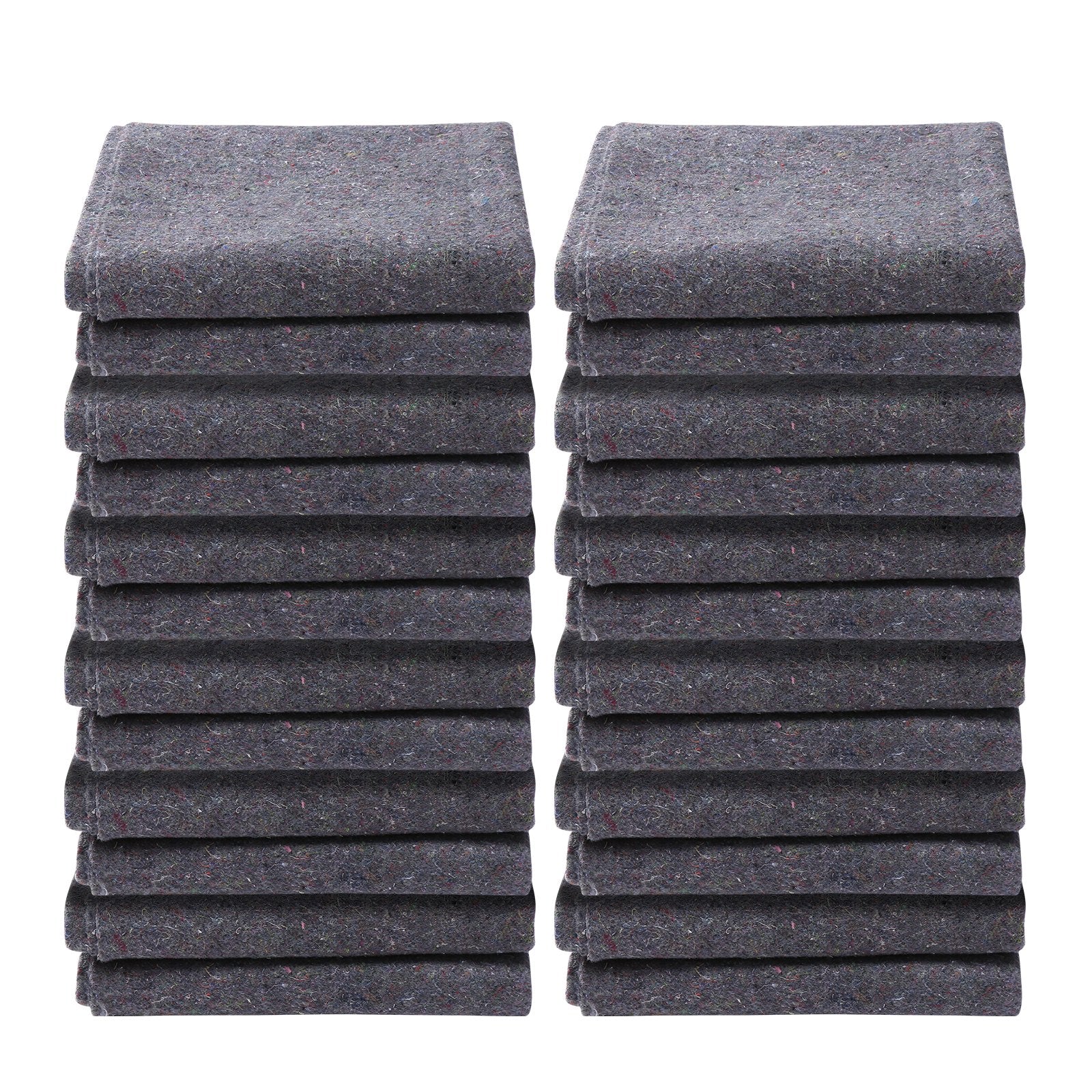 Moving Blankets, 1829 x 1372 mm, 12 kg/dz Weight, 12 Pack, Professional Recycled Cotton Packing Blanket, V952-DCBYT72X54INR64KOV0