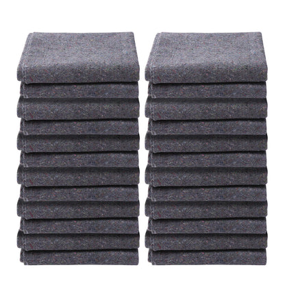 Moving Blankets, 1829 x 1372 mm, 12 kg/dz Weight, 12 Pack, Professional Recycled Cotton Packing Blanket, V952-DCBYT72X54INR64KOV0