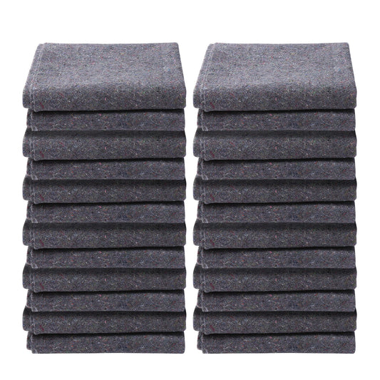 Moving Blankets, 1829 x 1372 mm, 12 kg/dz Weight, 12 Pack, Professional Recycled Cotton Packing Blanket, V952-DCBYT72X54INR64KOV0