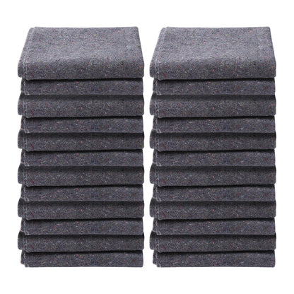 Moving Blankets, 1829 x 1372 mm, 12 kg/dz Weight, 12 Pack, Professional Recycled Cotton Packing Blanket, V952-DCBYT72X54INR64KOV0