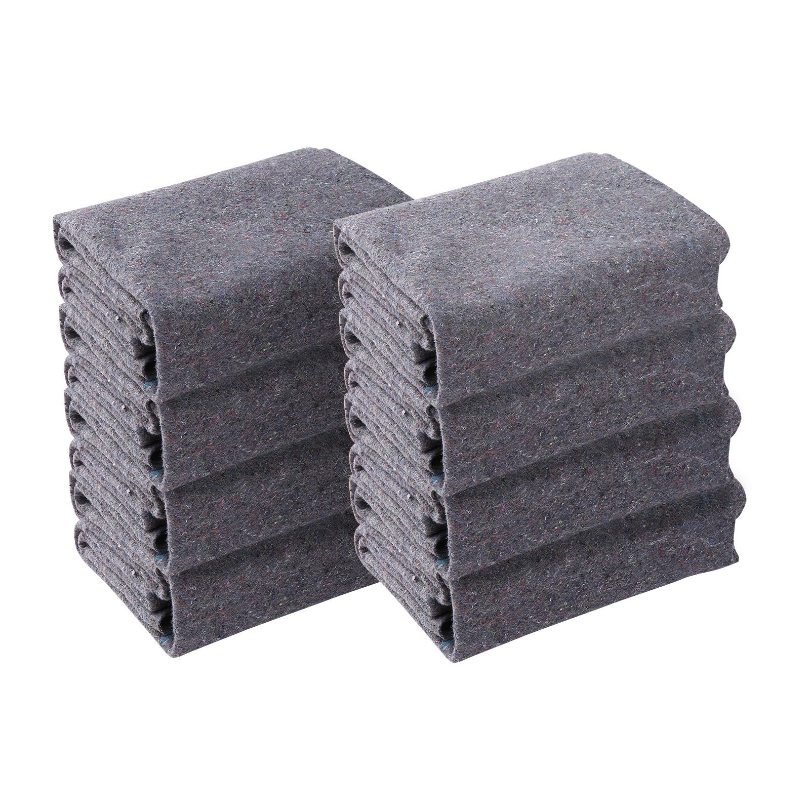 Moving Blankets, 1829 x 1372 mm, 12 kg/dz Weight, 12 Pack, Professional Recycled Cotton Packing Blanket, V952-DCBYT72X54INR64KOV0