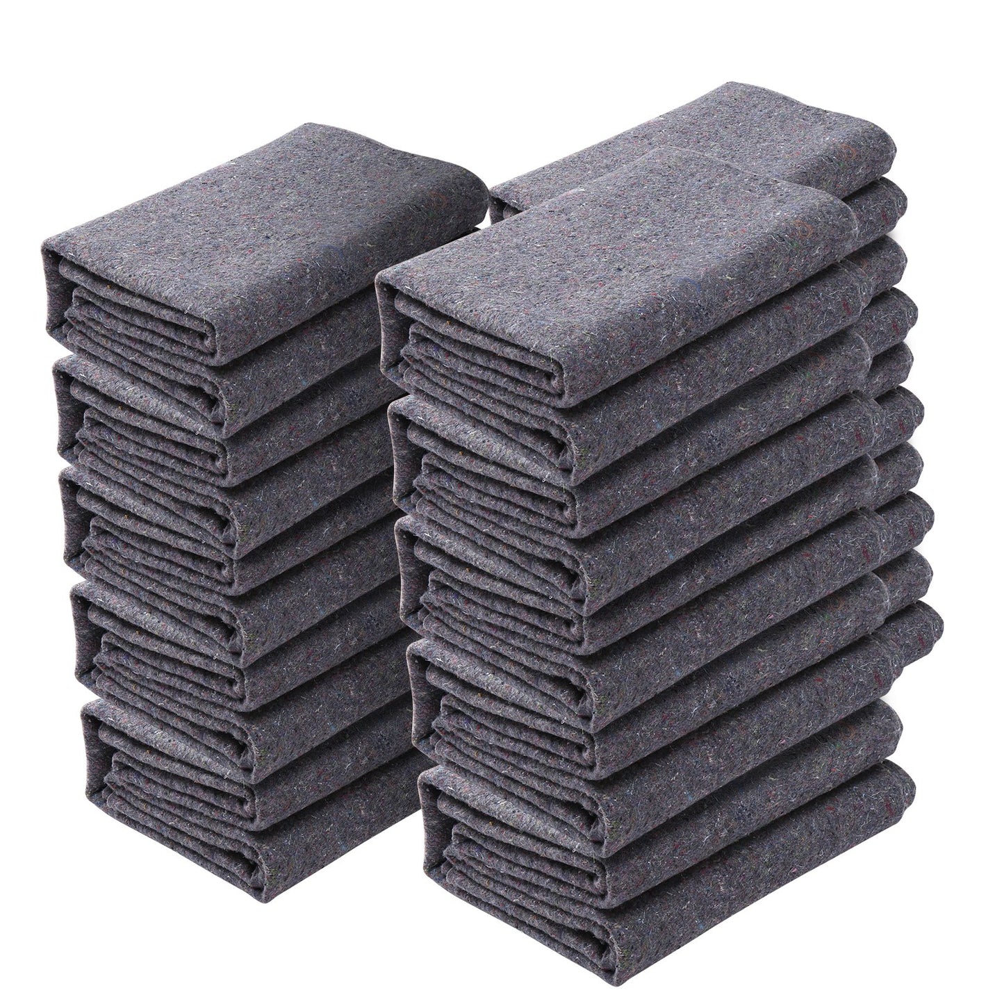 Moving Blankets, 1829 x 1372 mm, 12 kg/dz Weight, 12 Pack, Professional Recycled Cotton Packing Blanket, V952-DCBYT72X54INR64KOV0