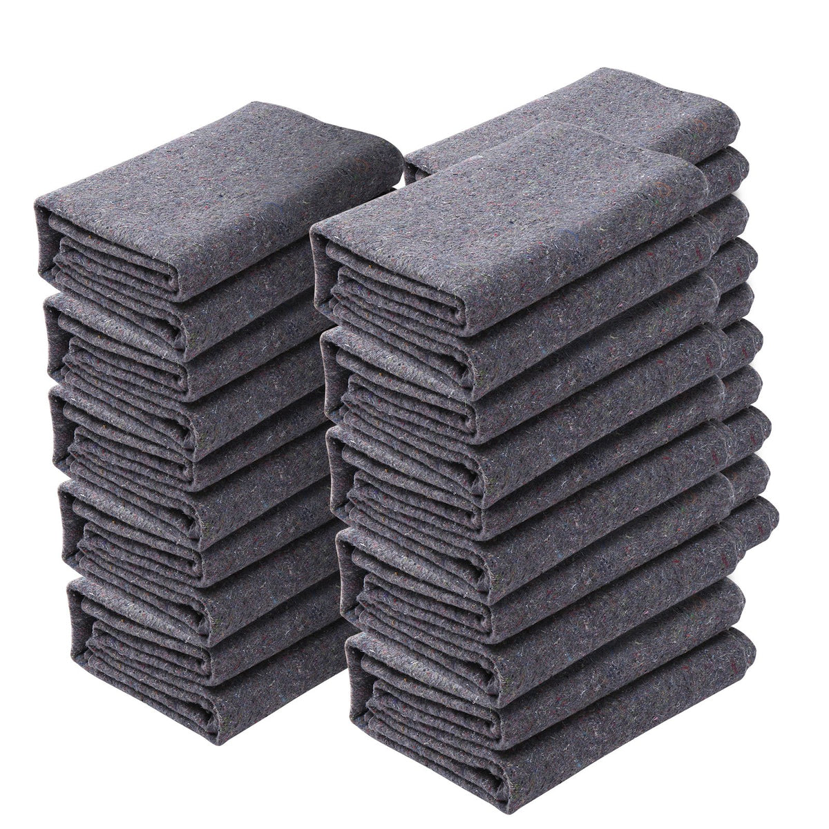 Moving Blankets, 1829 x 1372 mm, 12 kg/dz Weight, 12 Pack, Professional Recycled Cotton Packing Blanket, V952-DCBYT72X54INR64KOV0