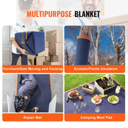 Moving Blankets, 2032 x 1829 mm, 29.5 kg/dz, 12 Packs, Professional Non-Woven & Recycled Cotton Packing V952-DCBYT80X72IN5J3EWV0