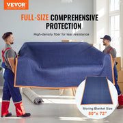 Moving Blankets, 2032 x 1829 mm, 15.6 kg/dz, 12 Packs, Professional Non-Woven & Recycled Cotton Packing V952-DCBYT80X72INUDL28V0