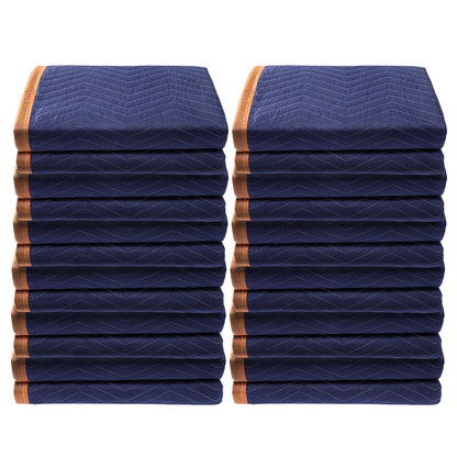 Moving Blankets, 2032 x 1829 mm, 15.6 kg/dz, 12 Packs, Professional Non-Woven & Recycled Cotton Packing V952-DCBYT80X72INUDL28V0