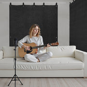 Sound Dampening Blankets, Soundproof Curtains with 2032 x 1219 mm, Soundproof Blanket with Grommets, Studio V952-DCBYTL96W48I9SVVT001V0