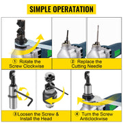 Electric Nibbler 1.8mm Heavy Duty Metal Sheet Cutter Stainless Steel 380W V952-DCJA1.8MM220VHMS1V3