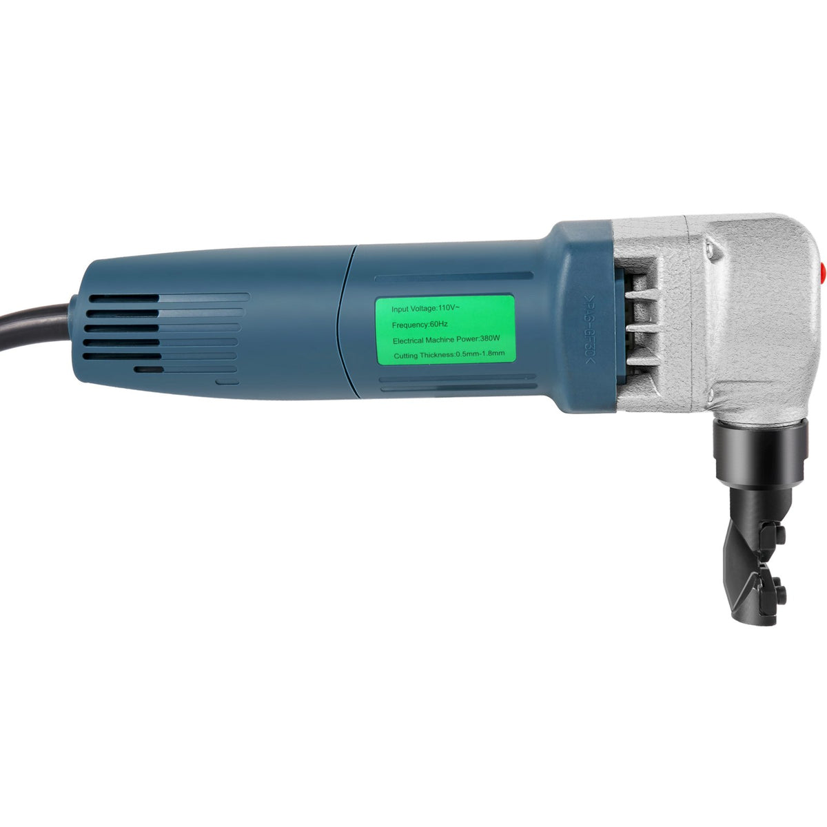 Electric Nibbler 1.8mm Heavy Duty Metal Sheet Cutter Stainless Steel 380W V952-DCJA1.8MM220VHMS1V3