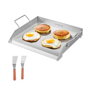 Stainless Steel Griddle, 18x16 inch Universal Flat Top Rectangular Plate, Gas Grill Griddle for BBQ Grill, V952-DCJPBXG1816I6OP2EV0