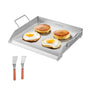 Stainless Steel Griddle, 18x16 inch Universal Flat Top Rectangular Plate, Gas Grill Griddle for BBQ Grill, V952-DCJPBXG1816I6OP2EV0