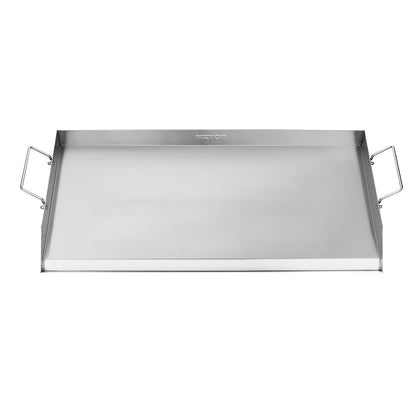Stainless Steel Griddle, 32x16 inch Universal Flat Top Rectangular Plate, Gas Grill Griddle for BBQ Grill, V952-DCJPBXG3217INLUP8V0