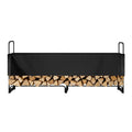 Firewood Rack with Waterproof Cover, 257 x 36 x 117 cm Outdoor Firewood Holder, 660lb Weight Capacity, 1/2 V952-DCJPSYGNJB102MUXJV0