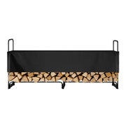 Firewood Rack with Waterproof Cover, 257 x 36 x 117 cm Outdoor Firewood Holder, 660lb Weight Capacity, 1/2 V952-DCJPSYGNJB102MUXJV0