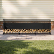 Firewood Rack with Waterproof Cover, 383 x 36 x 117 cm Outdoor Firewood Holder, 660lb Weight Capacity, 1/2 V952-DCJPSYGNJB152FGMBV0