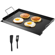 Carbon Steel Griddle, 24x16 inch Universal Flat Top Rectangular Plate, Gas Grill Griddle for BBQ Grill, V952-DCJPTG2416IN6RCEUV0