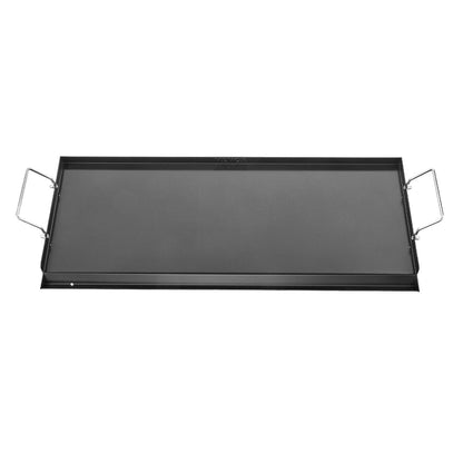 Carbon Steel Griddle, 32x14 inch Universal Flat Top Rectangular Plate, Gas Grill Griddle for BBQ Grill, V952-DCJPTG3214INVTJ16V0