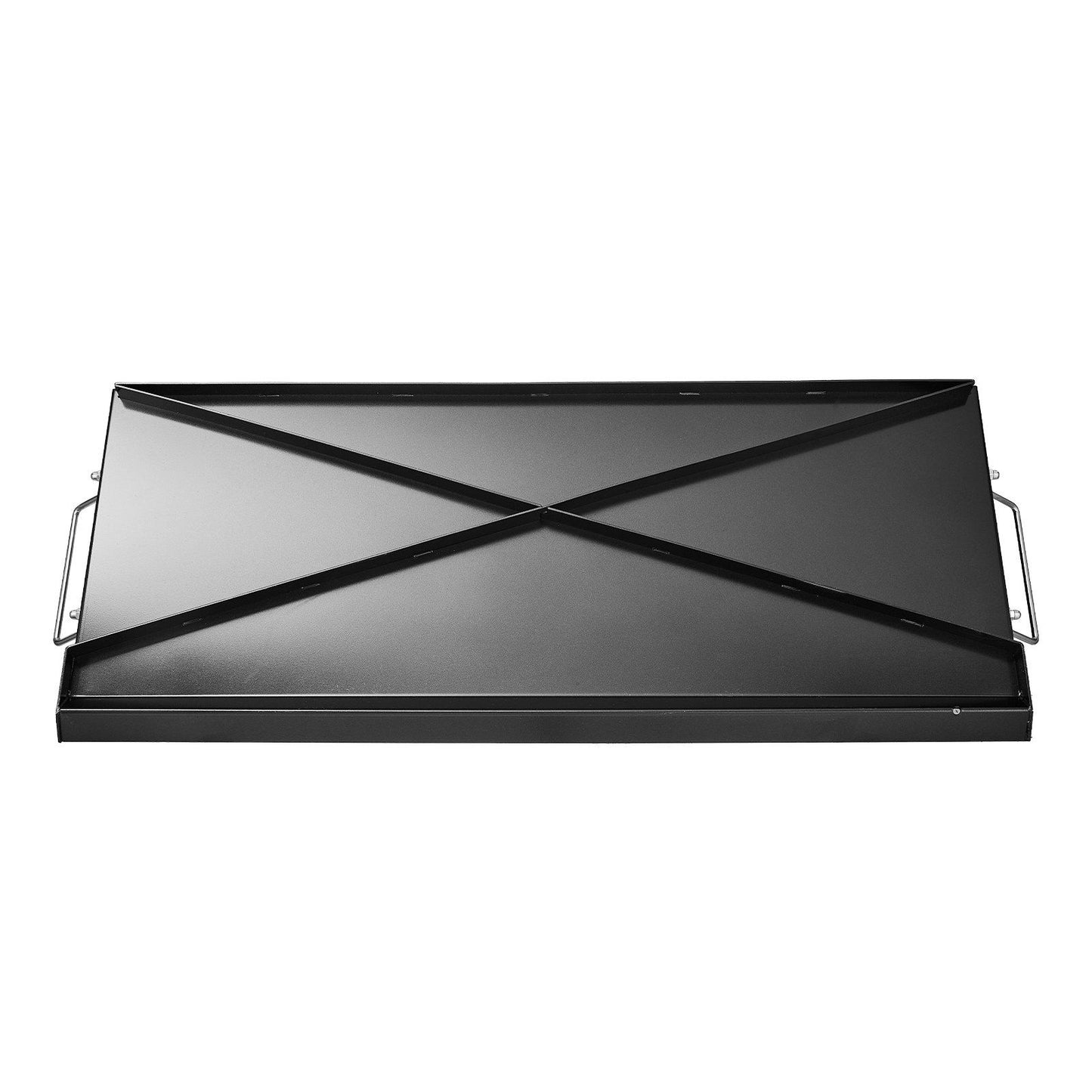 Carbon Steel Griddle, 32x14 inch Universal Flat Top Rectangular Plate, Gas Grill Griddle for BBQ Grill, V952-DCJPTG3214INVTJ16V0