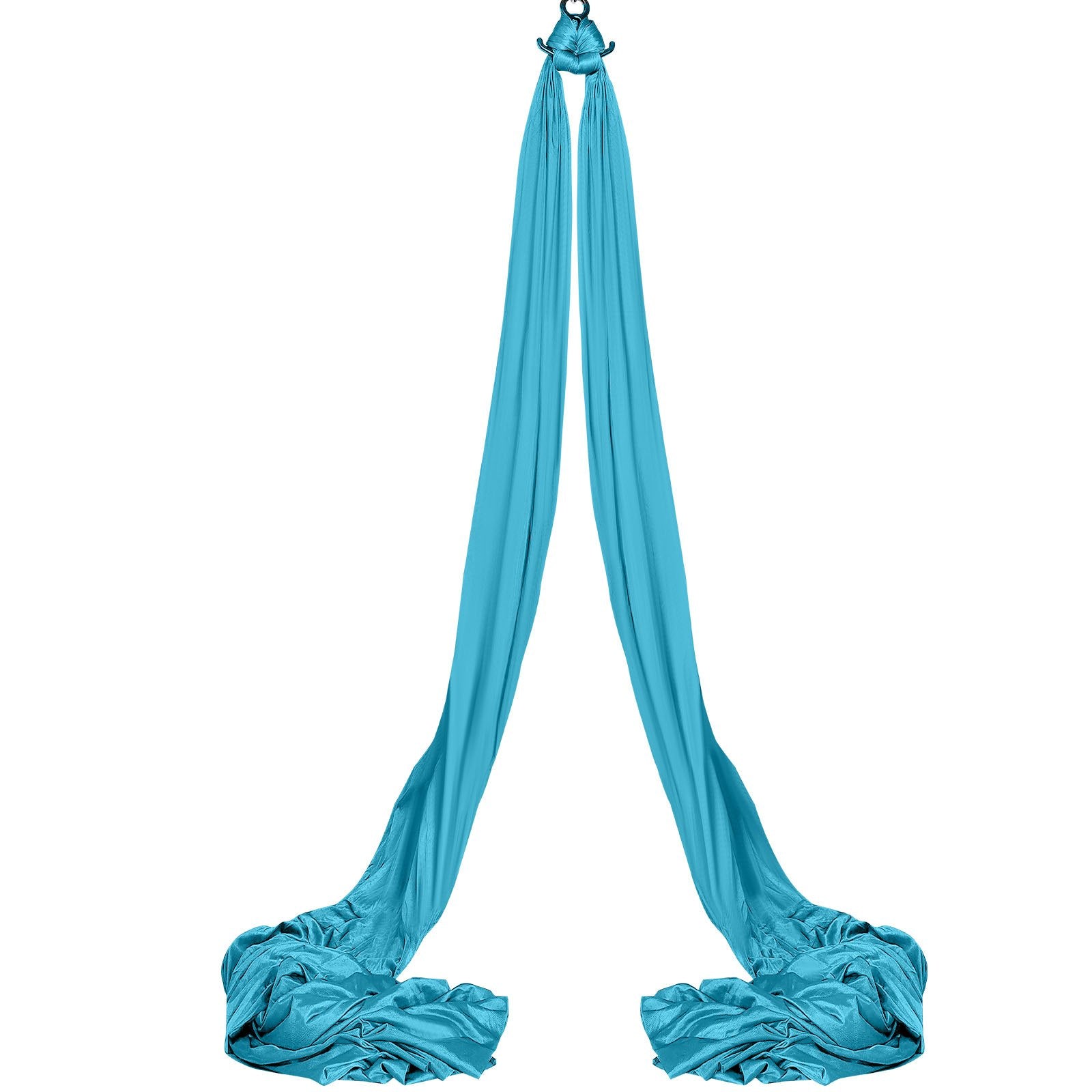 Aerial Silk & Yoga Swing, 10 m Length, Aerial Yoga Hammock Kit with 100gsm Nylon Fabric, Full Rigging V952-DCK10X28MQLSMTBOTV0