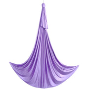 Aerial Yoga Hammock & Swing, 4 m Length, Yoga Starter Kit with 100gsm Nylon Fabric, Full Rigging Hardware and V952-DCK4X28MQZSCOPF54V0