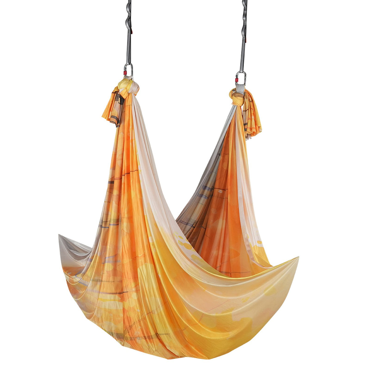 Aerial Yoga Hammock & Swing, 5 m Length, Aerial Yoga Starter Kit with 100gsm Nylon Fabric, Full Rigging V952-DCK5X28MJBJCTCNK6V0