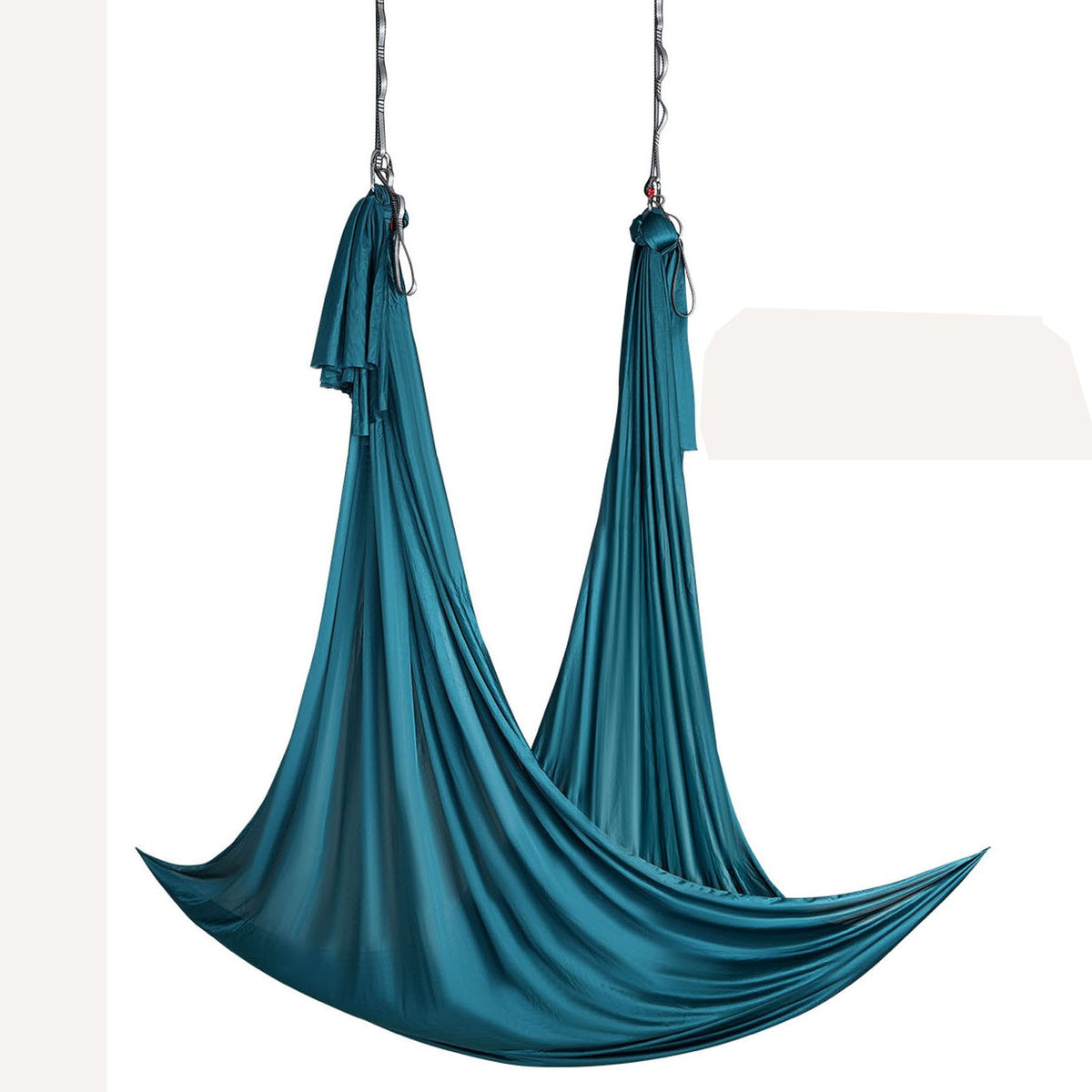 Aerial Yoga Hammock & Swing, 5 m Length Aerial Yoga Starter Kit with 100gsm Nylon Fabric, Full Rigging V952-DCK5X28MMLCBLHMSZV0