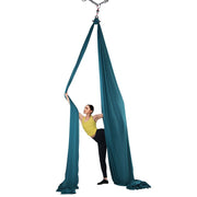 Aerial Silk & Yoga Swing, 8 m Length, Aerial Yoga Hammock Kit with 100gsm Nylon Fabric, Full Rigging Hardware V952-DCK822X28MML05J02V0