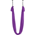 Aerial Silk & Yoga Swing, 8 m Length, Aerial Yoga Hammock Kit with 100gsm Nylon Fabric, Full Rigging Hardware V952-DCK822X28MSZR9A6KV0