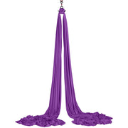 Aerial Silk & Yoga Swing, 8 m Length, Aerial Yoga Hammock Kit with 100gsm Nylon Fabric, Full Rigging Hardware V952-DCK822X28MSZR9A6KV0
