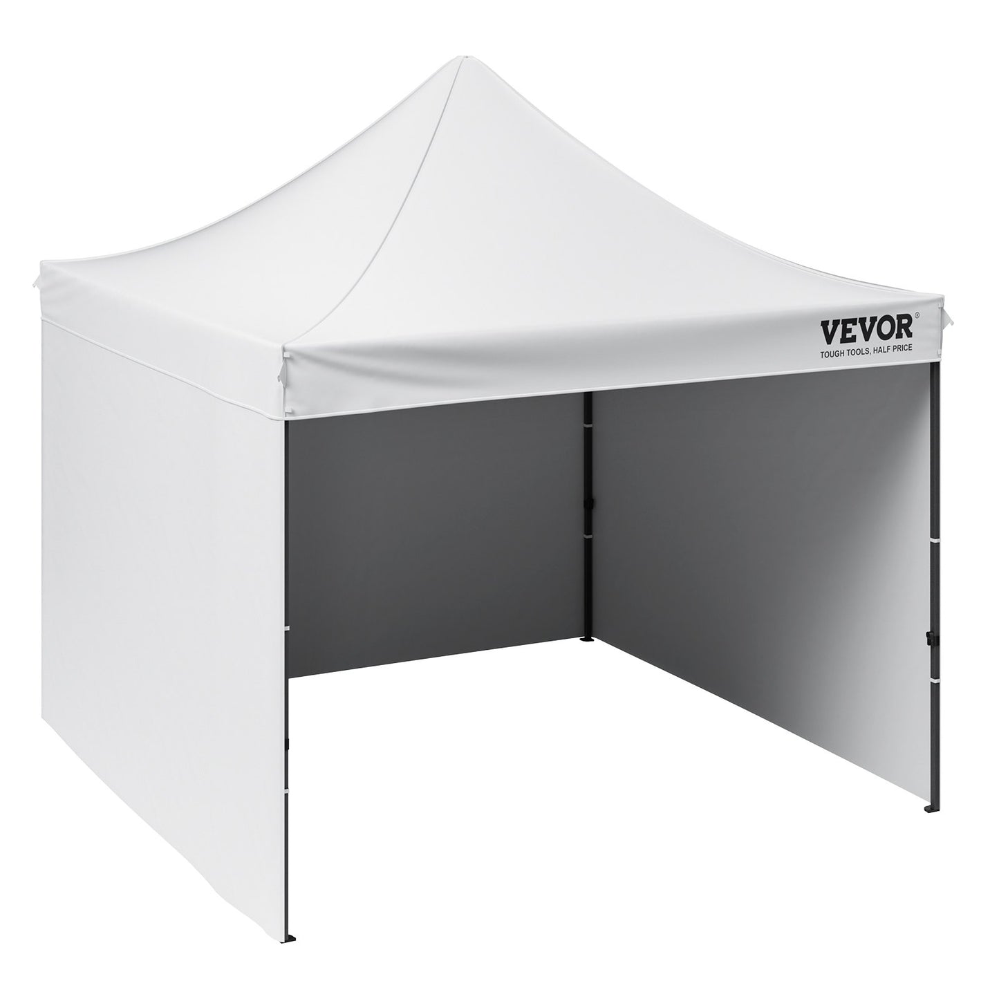 Pop Up Canopy Tent Outdoor Gazebo Tent 10x10FT with Sidewalls & Bag White V952-DCSYPBS1010FTGMH8V0