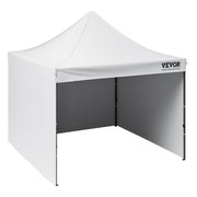 Pop Up Canopy Tent Outdoor Gazebo Tent 10x10FT with Sidewalls & Bag White V952-DCSYPBS1010FTGMH8V0