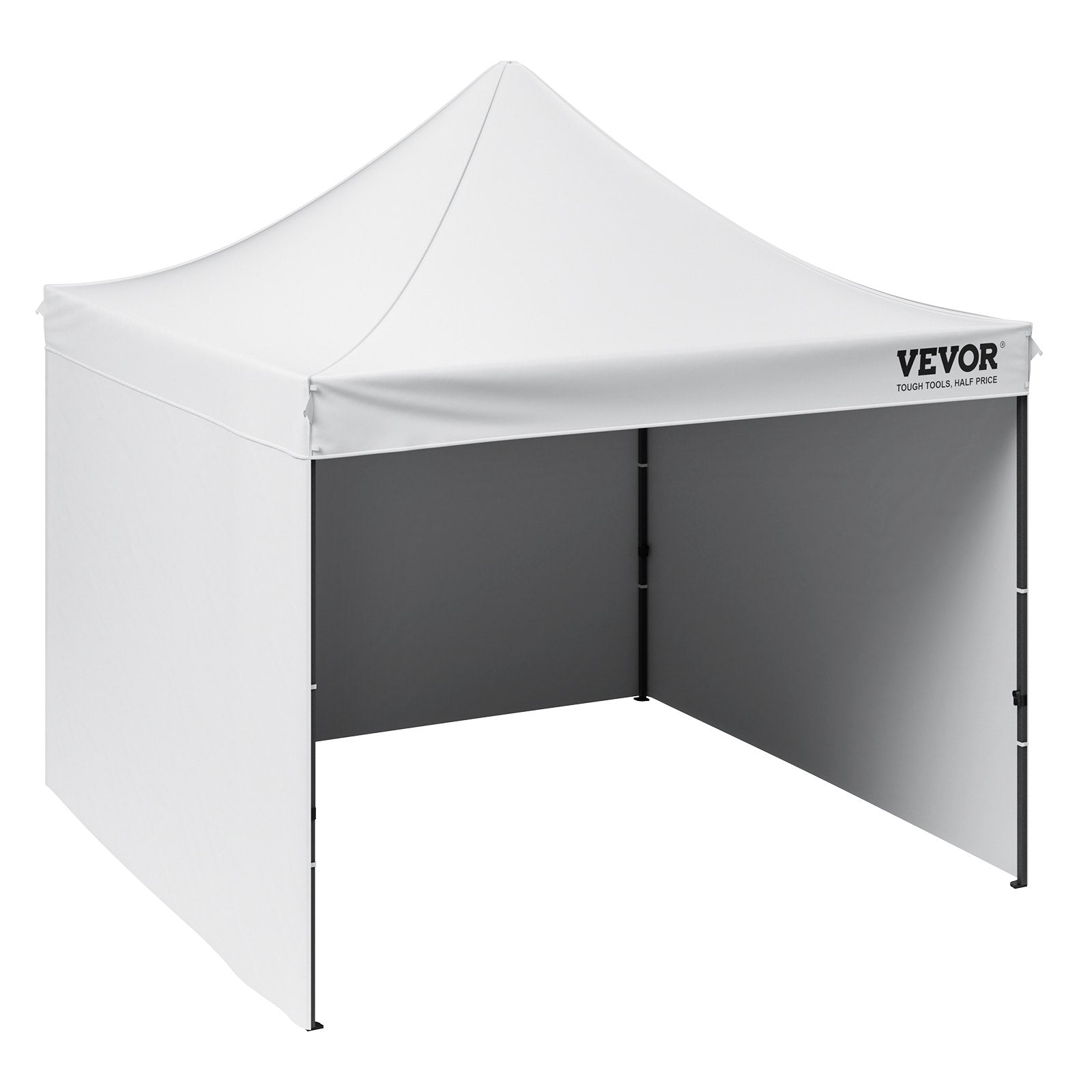 Pop Up Canopy Tent Outdoor Gazebo Tent 10x10FT with Sidewalls & Bag White V952-DCSYPBS1010FTGMH8V0