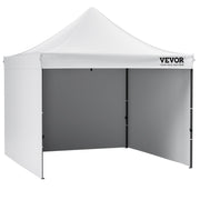 Pop Up Canopy Tent Outdoor Gazebo Tent 10x10FT with Sidewalls & Bag White V952-DCSYPBS1010FTGMH8V0
