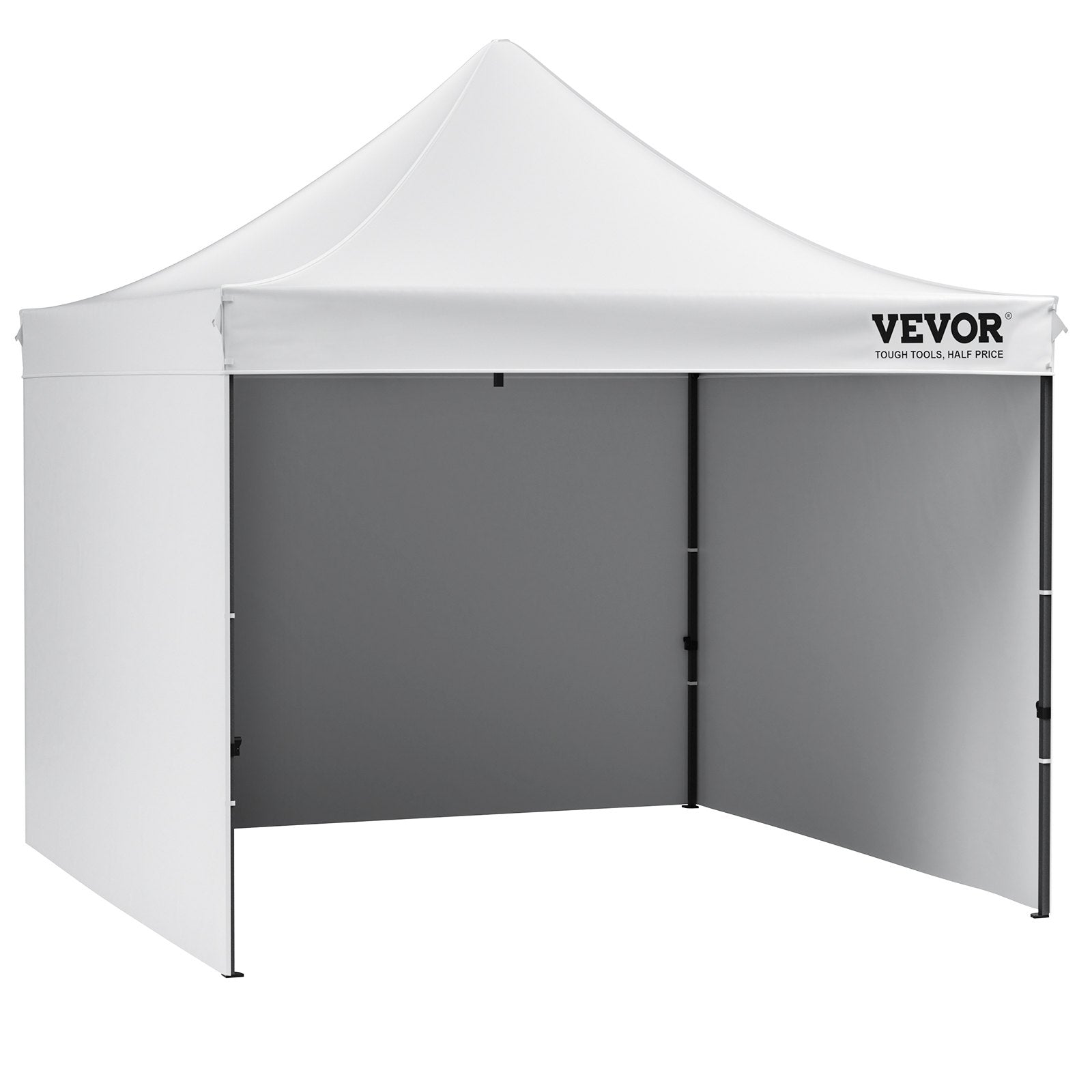 Pop Up Canopy Tent Outdoor Gazebo Tent 10x10FT with Sidewalls & Bag White V952-DCSYPBS1010FTGMH8V0