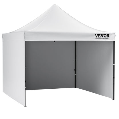 Pop Up Canopy Tent Outdoor Gazebo Tent 10x10FT with Sidewalls & Bag White V952-DCSYPBS1010FTGMH8V0