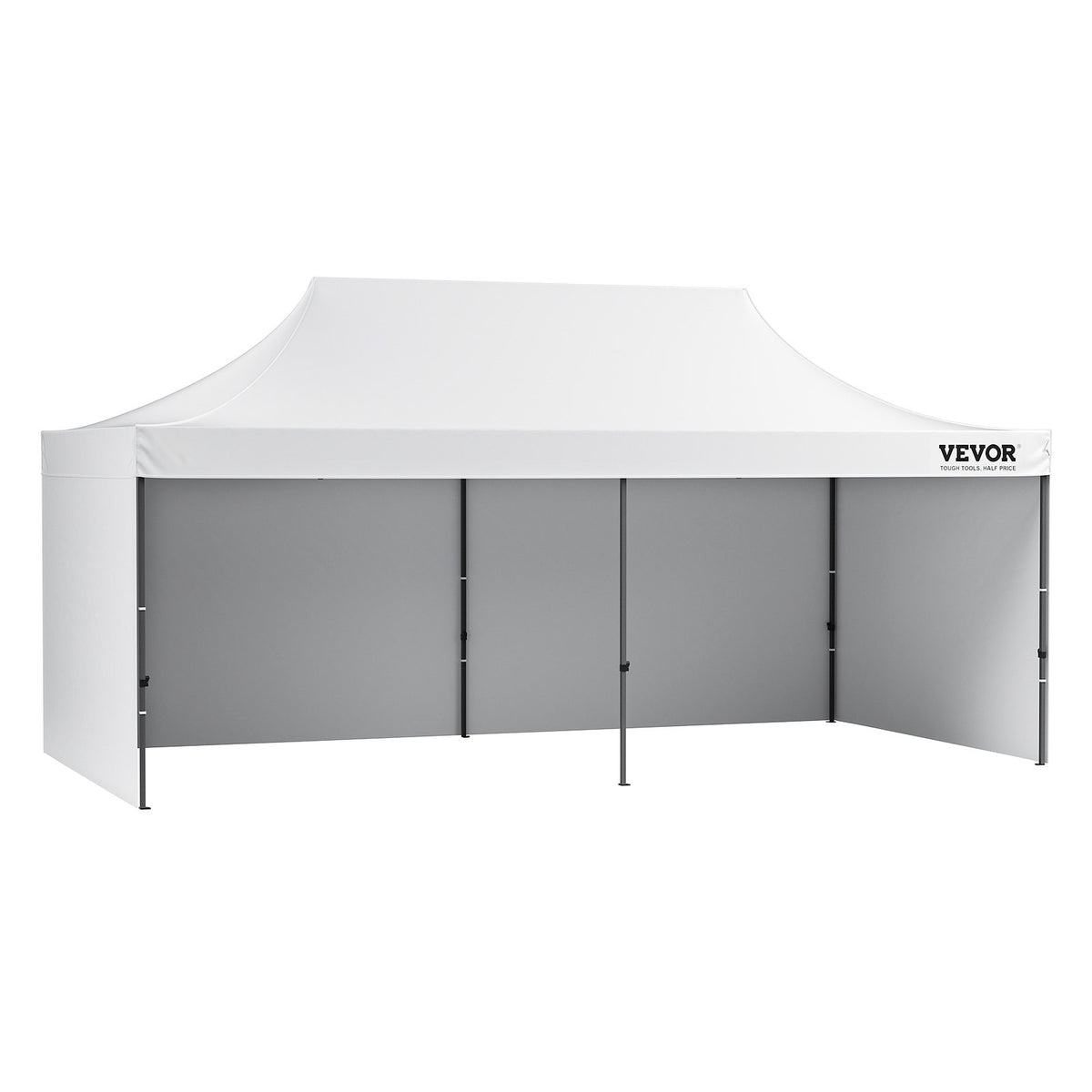 Pop Up Canopy Tent Outdoor Gazebo Tent 10x20FT with Sidewalls & Bag White V952-DCSYPBS1020FTSS9LV0