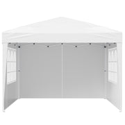 Pop Up Canopy, 2.95 x 2.95 m Instant Canopy Portable Gazebo with 3 Sidewalls & 2 Ventilated Windows, Height V952-DCSYPPBK1010EPGQXV0