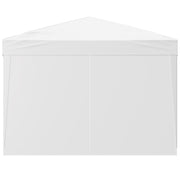 Pop Up Canopy, 2.95 x 2.95 m Instant Canopy Portable Gazebo with 3 Sidewalls & 2 Ventilated Windows, Height V952-DCSYPPBK1010EPGQXV0
