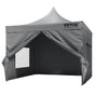 304.8 x 304.8 cm Pop up Canopy with Removable Sidewalls, Instant Canopies Portable Gazebo & Wheeled Bag, UV V952-DCSYPSH1010FTAFO2V0
