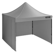 304.8 x 304.8 cm Pop up Canopy with Removable Sidewalls, Instant Canopies Portable Gazebo & Wheeled Bag, UV V952-DCSYPSH1010FTAFO2V0