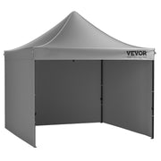 304.8 x 304.8 cm Pop up Canopy with Removable Sidewalls, Instant Canopies Portable Gazebo & Wheeled Bag, UV V952-DCSYPSH1010FTAFO2V0