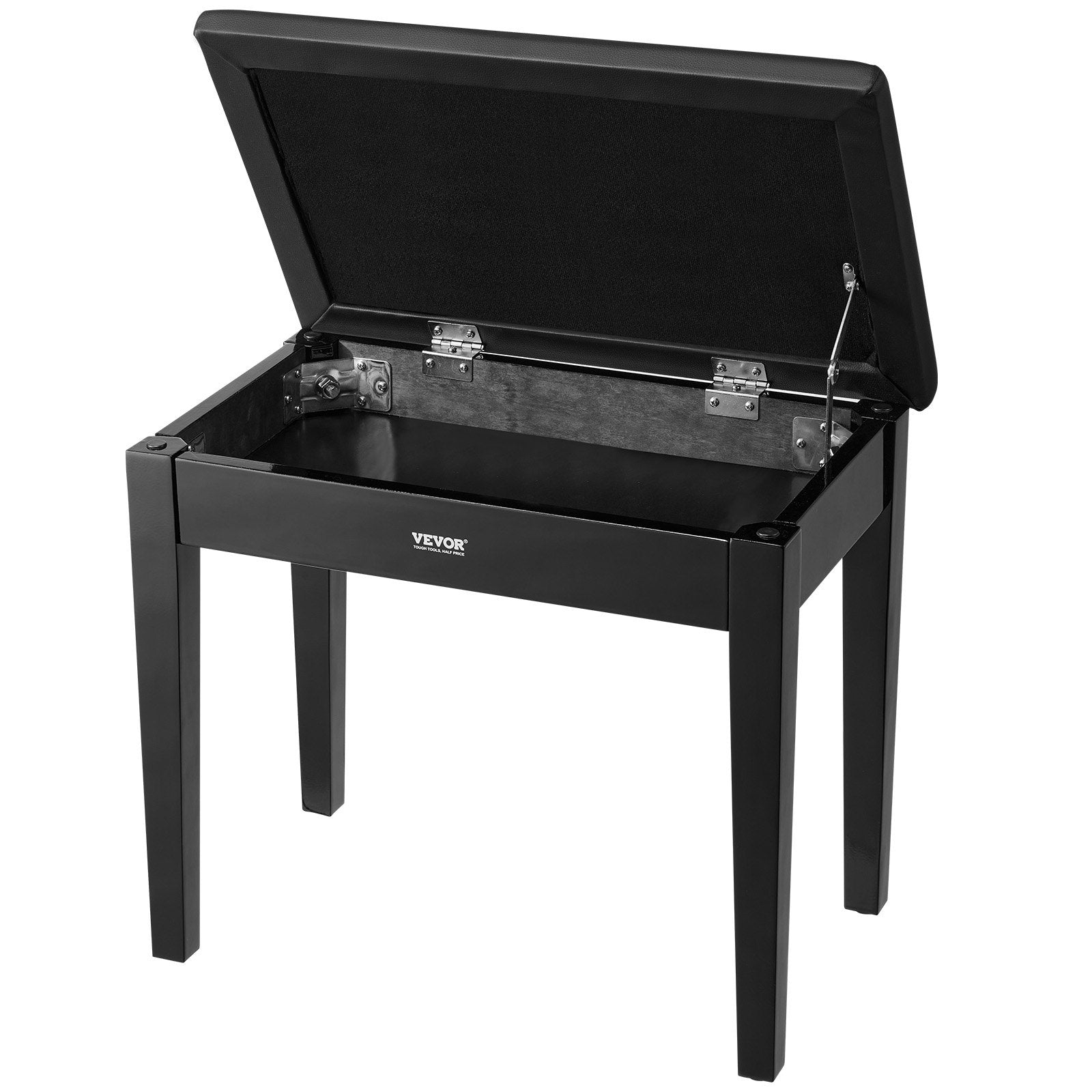 Piano Bench, 22" x 13.78" x 19", Keyboard Piano Chair with High-Density Padded Cushion, Storage Compartment V952-DCWXGQZDSMDR9NUMIV0