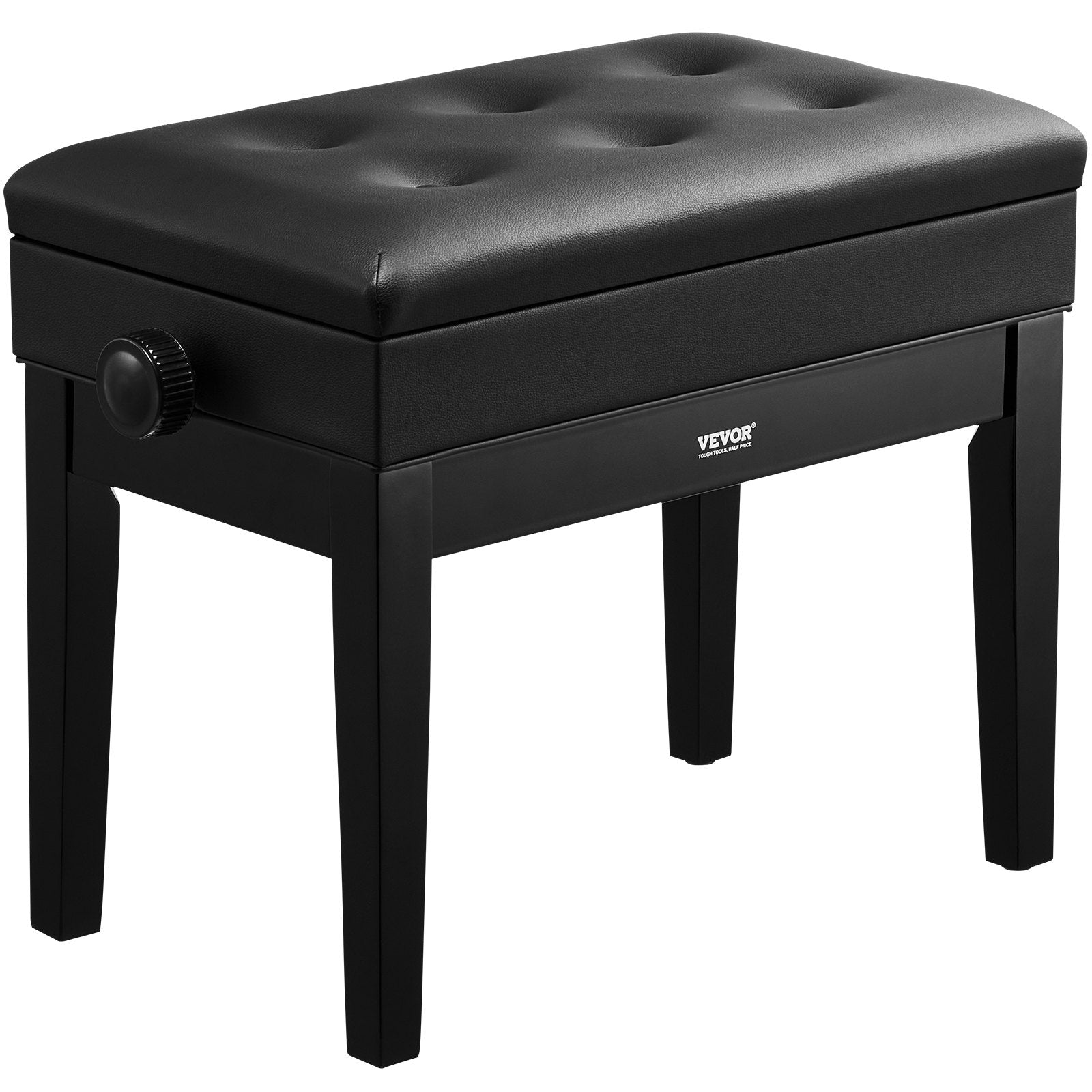 Piano Bench, Keyboard Piano Chair with 19.3"-22.8" Adjustable Height, Padded Cushion, Storage Compartment for V952-DCWXGQZDSMKDIXZ9TV0