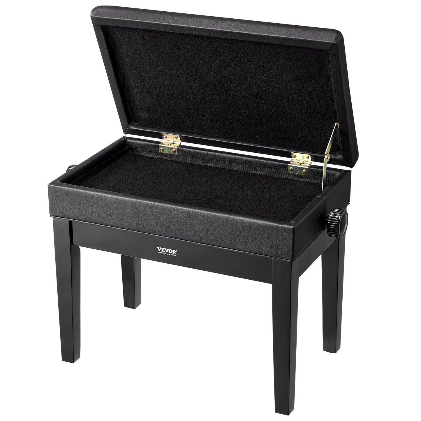 Piano Bench, Keyboard Piano Chair with 19.3"-22.8" Adjustable Height, Padded Cushion, Storage Compartment for V952-DCWXGQZDSMKDIXZ9TV0