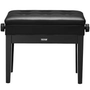 Piano Bench, Keyboard Piano Chair with 19.3"-22.8" Adjustable Height, Padded Cushion, Storage Compartment for V952-DCWXGQZDSMKDIXZ9TV0