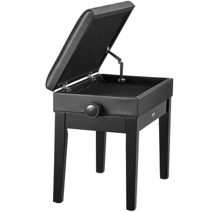 Piano Bench, Keyboard Piano Chair with 19.3"-22.8" Adjustable Height, Padded Cushion, Storage Compartment for V952-DCWXGQZDSMKDIXZ9TV0