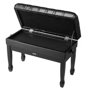 Piano Bench, Duet Keyboard Piano Chair with 20.3"-23.4" Adjustable Height, High-Density Padded Cushion, V952-DCWXGQZDSMSRQOODMV0