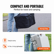 Portable Toilet for Camping with Carry Bag, RV Toilet with 3.2 Gal Waste Tank, Push-Button Pressurized Flush V952-DCX32GAL32GALYTV0V0